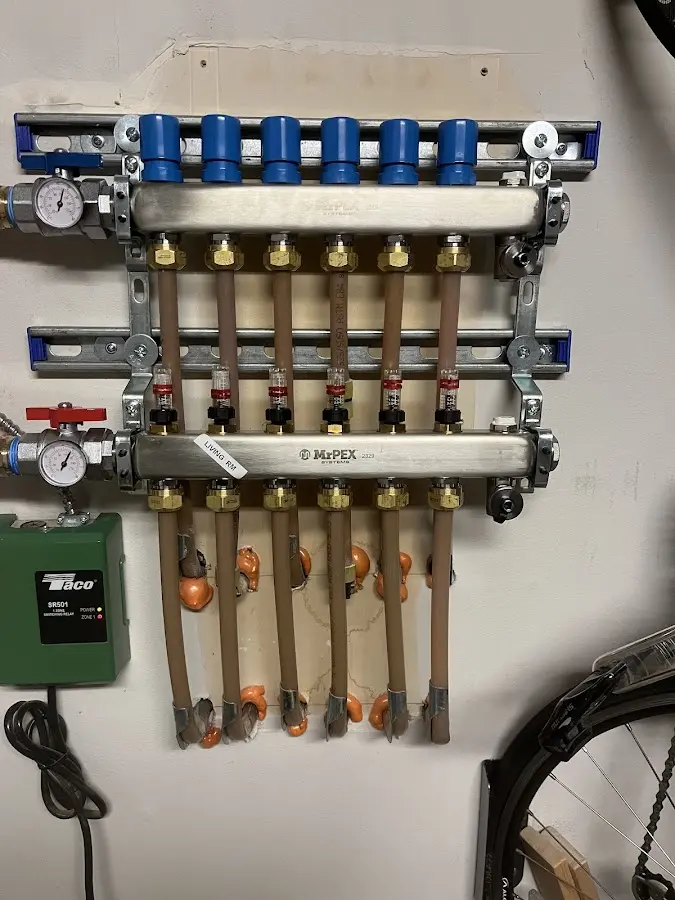 Plumber performing Gas Leak Detection at a residential property in Newport